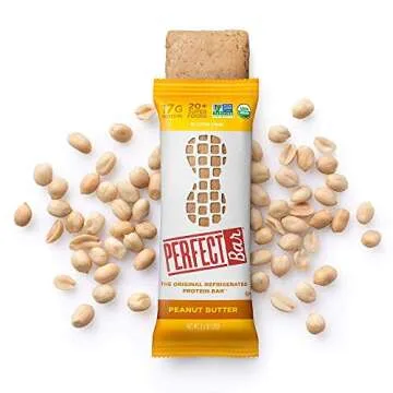 Perfect bar Original Refrigerated Protein bar, Variety Pack Peanut Butter & Almond Butter, 12-17g Whole Food Protein, Gluten Free & Non-GMO, 2.5 Ounce bar, 8 Count (Pack of 1)