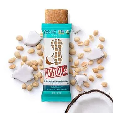 Perfect bar Original Refrigerated Protein bar, Variety Pack Peanut Butter & Almond Butter, 12-17g Whole Food Protein, Gluten Free & Non-GMO, 2.5 Ounce bar, 8 Count (Pack of 1)