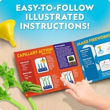 National Geographic Kids Junior Chemistry Set - Complete Early Learning Lab Kit with 50 Science Experiments for Kids and 20+ Lab Tools, Kids Chemistry Set, Science Experiments for Kids 4-6