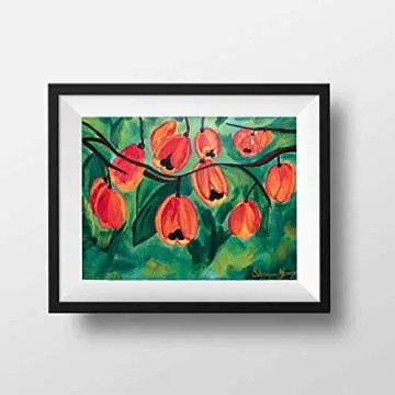 Ackee Art Prints, Jamaican Kitchen Artwork, Exotic Fruits, Caribbean Art
