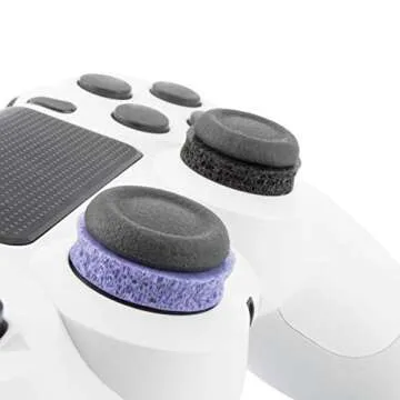 KontrolFreek Precision Rings | Aim Assist Motion Control for PlayStation 4 (PS4), PS5, Xbox One, XBX, Switch Pro & Scuf Controller (Black/Purple)