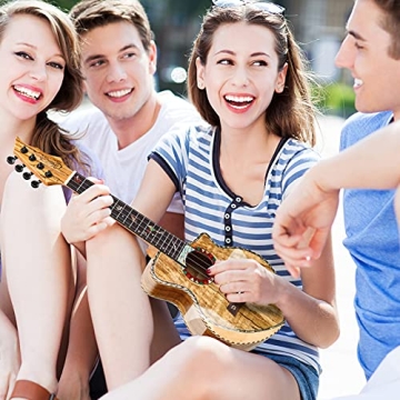 Hricane Concert Ukulele Spalted Maple for Beginners