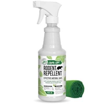 Mighty Mint Natural Peppermint Oil Rodent Repellent Spray