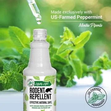 Mighty Mint Natural Peppermint Oil Rodent Repellent Spray