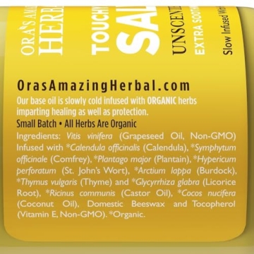 Ora's Amazing Herbal Touchy Skin Salve for Eczema Relief