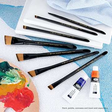 Majestic Angular Brush Set, 7/Pkg