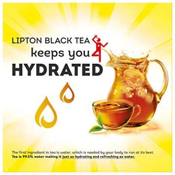 Lipton Iced Tea Bags Family Size for Refreshing Flavor