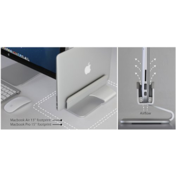 Rain Design mTower Vertical Laptop Stand for MacBook