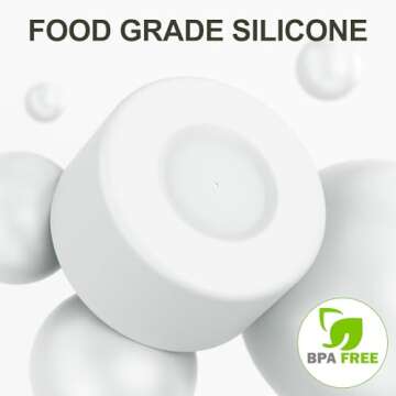 Affute Protective Silicone Boot for Stanley Quencher H2.0 40 30 20 oz & IceFlow Flip 30 20 oz, BPA Free Anti-Noise Anti-Scratch, Stanley Cup Protector Sleeve Cover Boot (Frost)