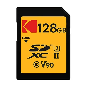 Kodak 128GB UHS-II V90 Ultra Pro SDXC Memory Card