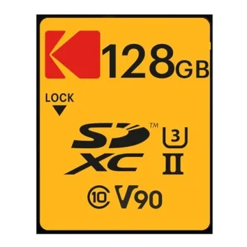 Kodak 128GB UHS-II V90 Ultra Pro SDXC Memory Card