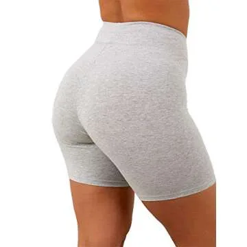 Aurgelmir Women's High Waist Booty Gym Yoga Shorts