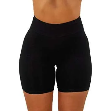 Aurgelmir Women's High Waist Booty Gym Yoga Shorts