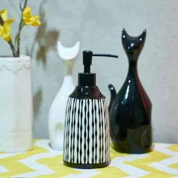 Diahom Ceramic Soap Dispenser 17Oz Elegant Design for Home