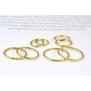 Stylish 18G Surgical Steel Clicker Nose Rings for All