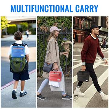 Genteen Lunch Box Kids,Insulated Lunch Bag Kids Boys Girls,Soft Bag Mini Cooler Back to School Therm...