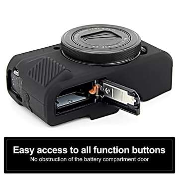 Easy Hood G7X Mark II Silicone Case for Canon Camera