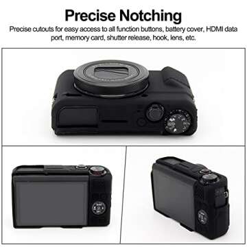 Easy Hood G7X Mark II Silicone Case for Canon Camera