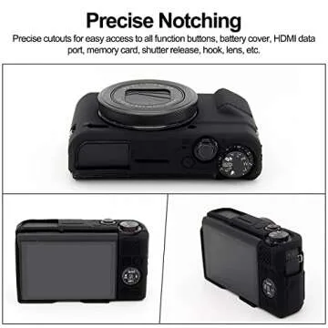 Easy Hood G7X Mark II Silicone Case for Canon Camera