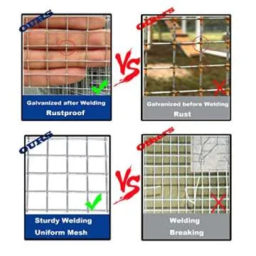 Rocicmhy 1/2 Inch Hardware Cloth Roll for Chicken Fencing