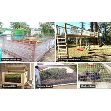 Rocicmhy 1/2 Inch Hardware Cloth Roll for Chicken Fencing