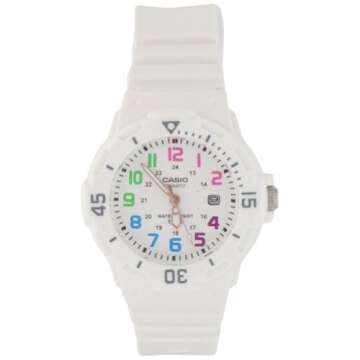 Casio MDV106 Series | Unisex | Analog Watch | White | 200M WR | Stainless Steel Case | Resin Band | 2 Hand Analog (HR, Min, SEC) | Date Display | Screw Down Crown/Screw Down Caseback | 3 Year Battery