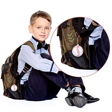 Blulu 20 Pack Pineapple Stress Balls Keychains Mini Foam Ball Keychains Stress Relief Pineapple Balls Keychains for Party Favors, School Carnival Reward, Party Bag Gift Fillers