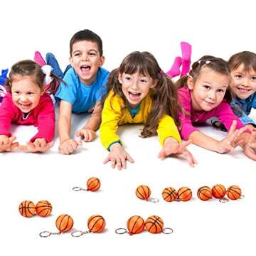 Blulu 20 Pack Pineapple Stress Balls Keychains Mini Foam Ball Keychains Stress Relief Pineapple Balls Keychains for Party Favors, School Carnival Reward, Party Bag Gift Fillers