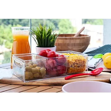 Pikanty Condiment Server with 3 Removable Containers