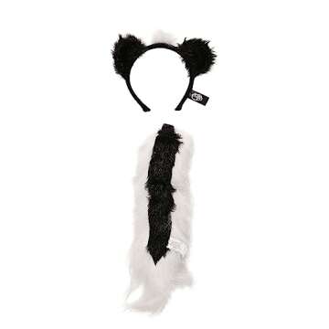 elope Skunk Ears & Tail Set for Costume Fun