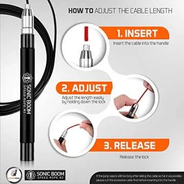 Epitomie Fitness Sonic Boom M2 Speed Jump Rope for All