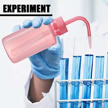 Oubest 150ml Squeeze Bottles - Perfect for Plants and Labs