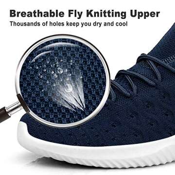 Feethit Mens Slip On Walking Shoes - Comfortable & Lightweight