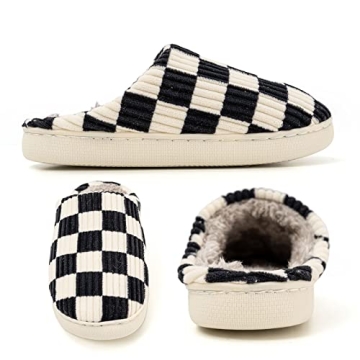 Cozy Plush Memory Foam House Slippers for Women