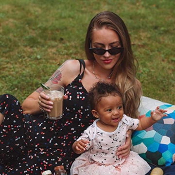 RWQIAN Silver Mama Necklace - Perfect Gift for Moms