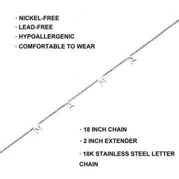 RWQIAN Silver Mama Necklace - Perfect Gift for Moms