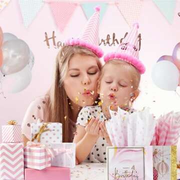 Light Pink Metallic Tissue Paper for Gift Wrapping