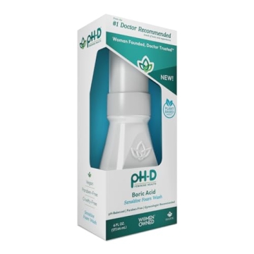 pH-D Feminine Health - Boric Acid Foam Wash - pH-Balanced & Plant-based, Sensitive 6 Fl Oz (Pack of ...