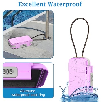 AMIR Portable Safe Box - Waterproof Travel Security Case