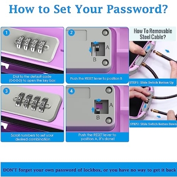 AMIR Portable Safe Box - Waterproof Travel Security Case