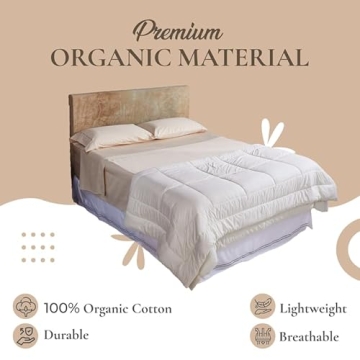 Sleep & Beyond Organic Duvet Wool Comforter For All Seasons