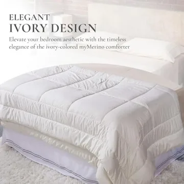 Sleep & Beyond Organic Duvet Wool Comforter For All Seasons