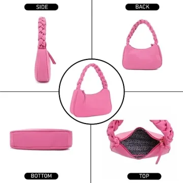 Stylish Emperia Braided Top Handle Shoulder Bag for Women