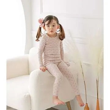 AVAUMA Cute Baby Pajama Set Cotton Sleepwear for Kids