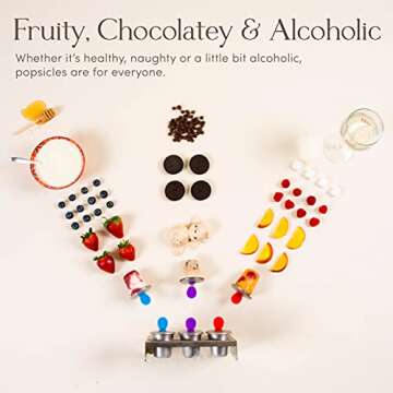 Stainless Steel Popsicle Maker - Kids Easy Molds Set