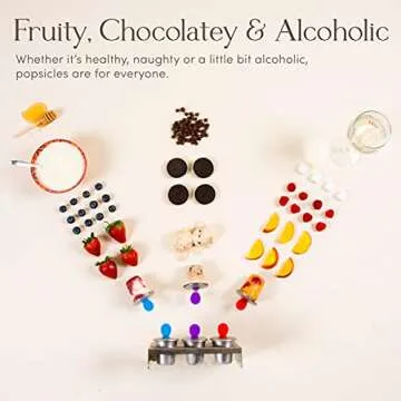 Stainless Steel Popsicle Maker - Kids Easy Molds Set