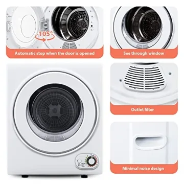 Euhomy Portable Clothes Dryer - 110V 850W for Easy Use