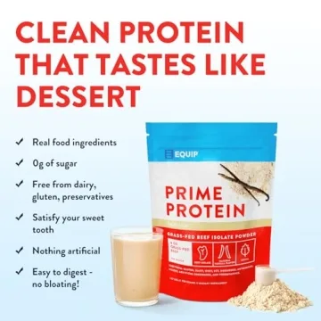 Equip Prime Protein Powder | Clean Grass-Fed Protein | 30 Servings