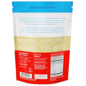 Equip Prime Protein Powder | Clean Grass-Fed Protein | 30 Servings