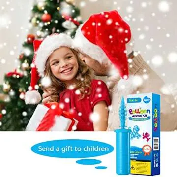 Maylai 100 Pack Balloon Animal Kit with Pump